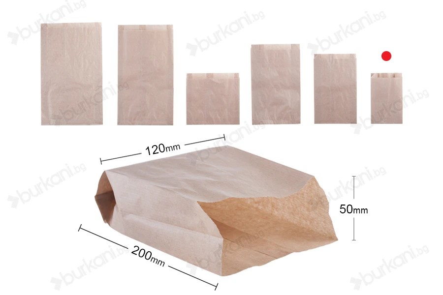 Крафт кафяв плик с размери 120x50x200 без прозорец-изображение_размери