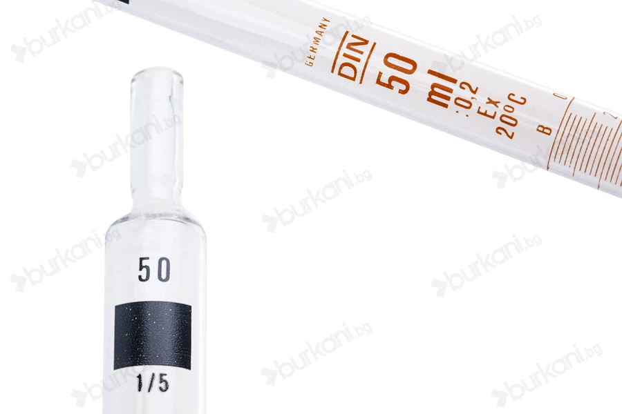 Пипета стъклена  50 ml-изображение_размери