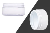 Пластмасов бял или прозрачен буркан 250 мл без капачка-изображение_продукт