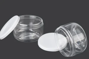 Пластмасова прозрачна кутия за крем 180мл с бяла капачка-изображение_размери