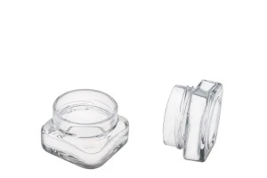 Квадратно бурканче 40ml за козметика с алуминиева капачка T.O 58 Deep-2