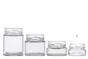 Квадратно бурканче 40ml за козметика с алуминиева капачка T.O 58 Deep-5