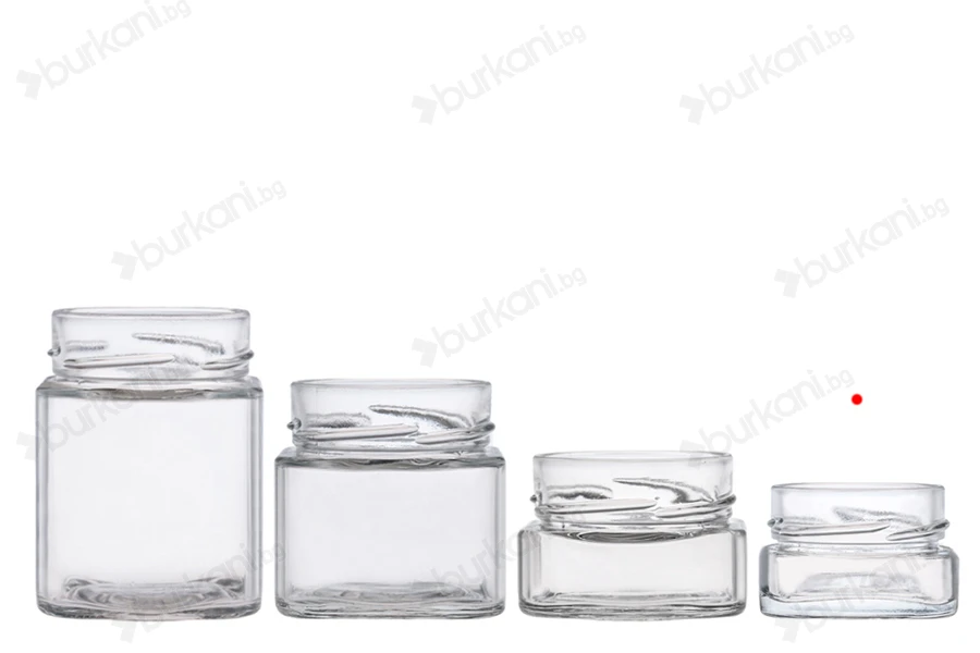 Квадратно бурканче 40ml за козметика с алуминиева капачка T.O 58 Deep-изображение_група