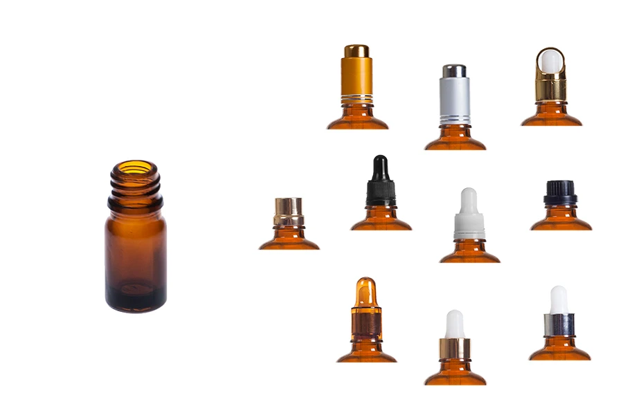 Стъклена кафява бутилка 5 мл за етерични масла Стъклена кафява бутилка 5 мл за етерични масла-изображение_група