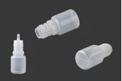 Пластмасова млечна бутилка 5 ml с черна пластмасова капачка CRC и пластмасов дозатор за електронна цигара - 50 бр. Пластмасова млечна бутилка 5 ml с черна пластмасова капачка CRC и пластмасов дозатор за електронна цигара - 50 бр.