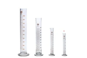 Стъклена цилиндрична измервателна тръба 50 ml-6