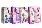 Хартиени 3-D подаръчни торбички, модел "Токчета", размер  "M", 26x10x32cm-изображение_група