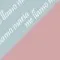 Light pink with ciel and white print