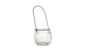 Стъклен фенер с метална дръжка 200 мл-изображение_продукт