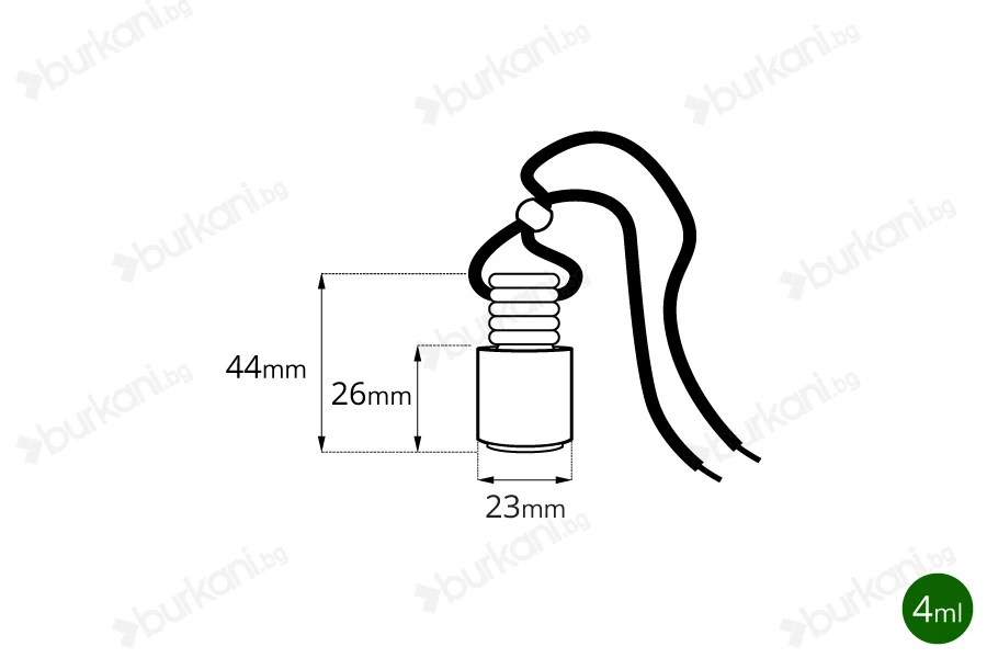 Малки шишенца парфюм за колаъа 4ml с дървена капачка (25 броя)-изображение_група