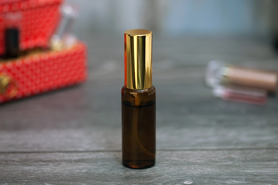 Карамелена стъклена бутилка за парфюм 30 мл-изображение_група