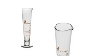 Стъклен измервателен цилиндър 10 ml Стъклен измервателен цилиндър 10 ml