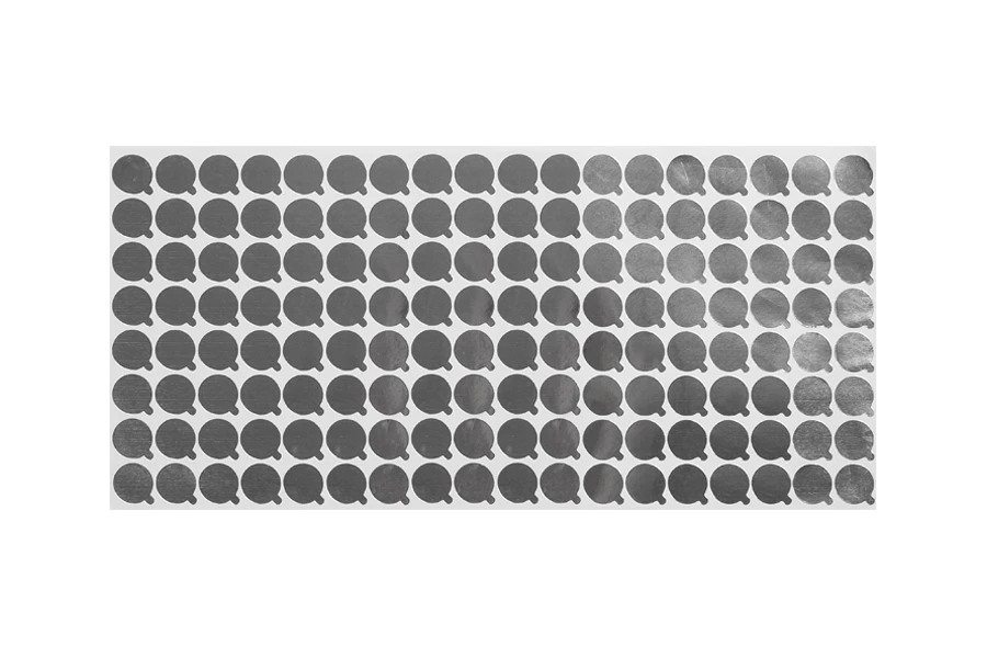 Самозалепващо се алуминиево уплътнение с размери  16 мм - 144 бр.-изображение_размери