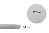 Пластмасов бял уплътнител  27 mm  (PE)- 100 бр-изображение_продукт