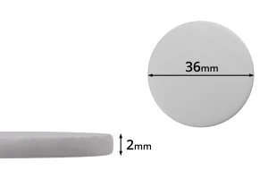 Πластмасово уплътнение 36 мм бяло  (PE Foam)- 100 бр-1