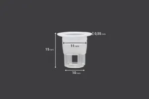 Пластмасов дозатор (PE) - диаметър 11 mm - 50 бр.-3