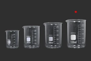 Стъклена цилиндрична разграфена чаша 1000 мл-6
