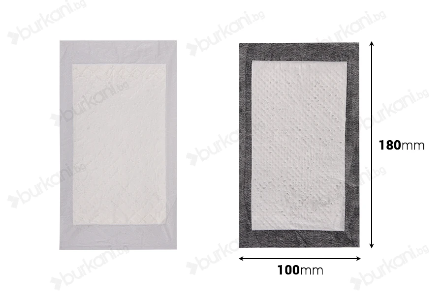 Pëlhura thithëse mishi 170x100 mm - 500 copë-изображение_размери