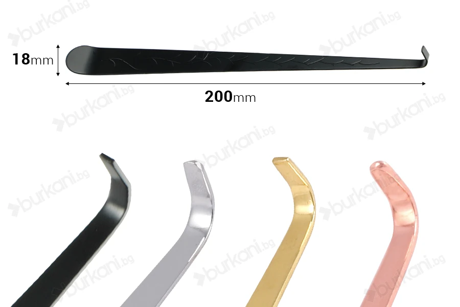 Dipper за фитили за свещи 200x18 mm-изображение_размери