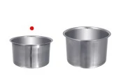 Иноксов метален съд за водна баня (Bain Marie) -140 mm
