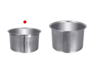 Иноксов метален съд за водна баня (Bain Marie) -140 mm-3
