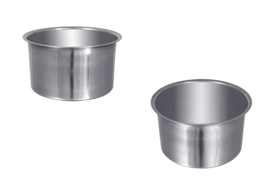 Иноксов метален съд за водна баня (Bain Marie) -140 mm