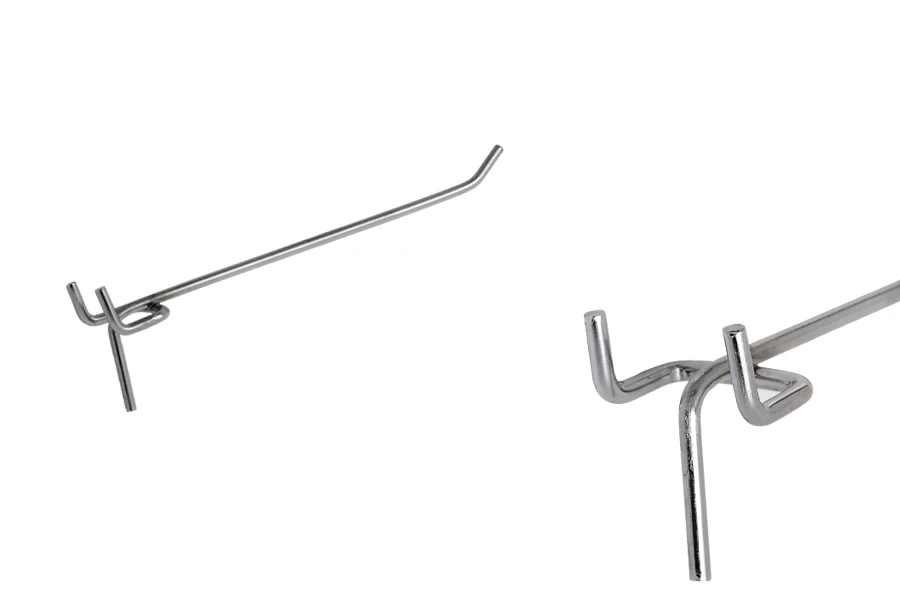 Кука единична за перфориране  на щандове 150 мм-изображение_продукт