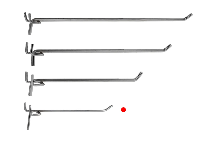 Кука единична за перфориране  на щандове 150 мм-изображение_група