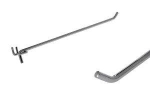 Кука единична за перфориране на щандове 250 mm-2