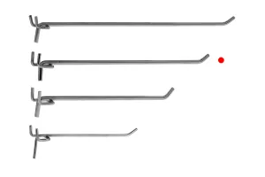Кука единична за перфориране на щандове 250 mm-5