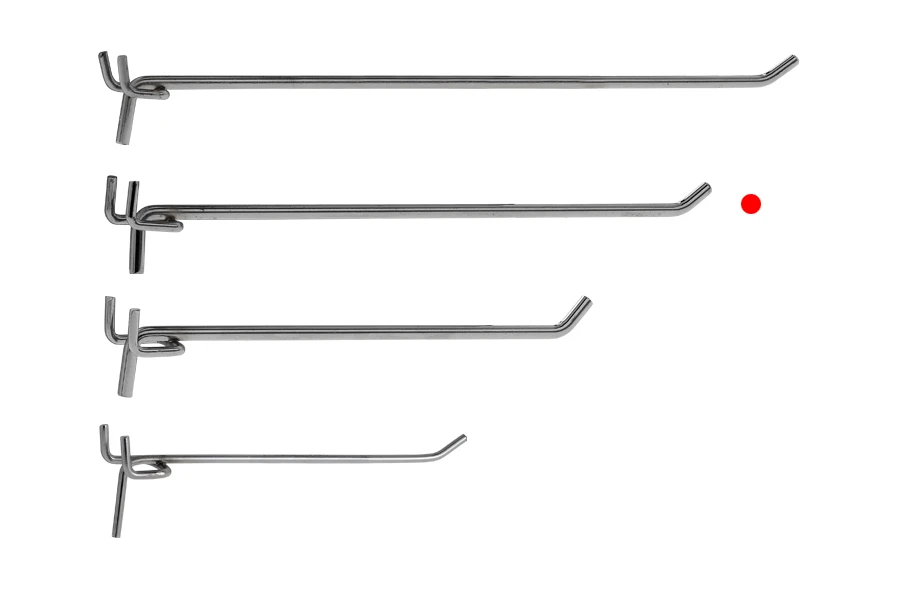 Кука единична за перфориране на щандове 250 mm-изображение_група