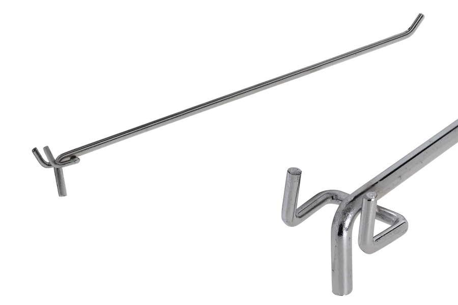 Кука единична за перфориранe на  щандове 300 мм-изображение_продукт