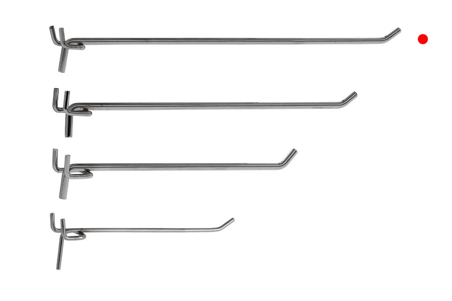 Кука единична за перфориранe на  щандове 300 мм-изображение_група