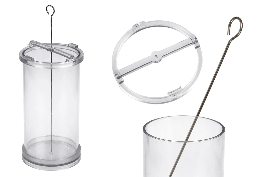 Пластмасова форма за свещи Φ10х20 см в цилиндрична форма-изображение_продукт