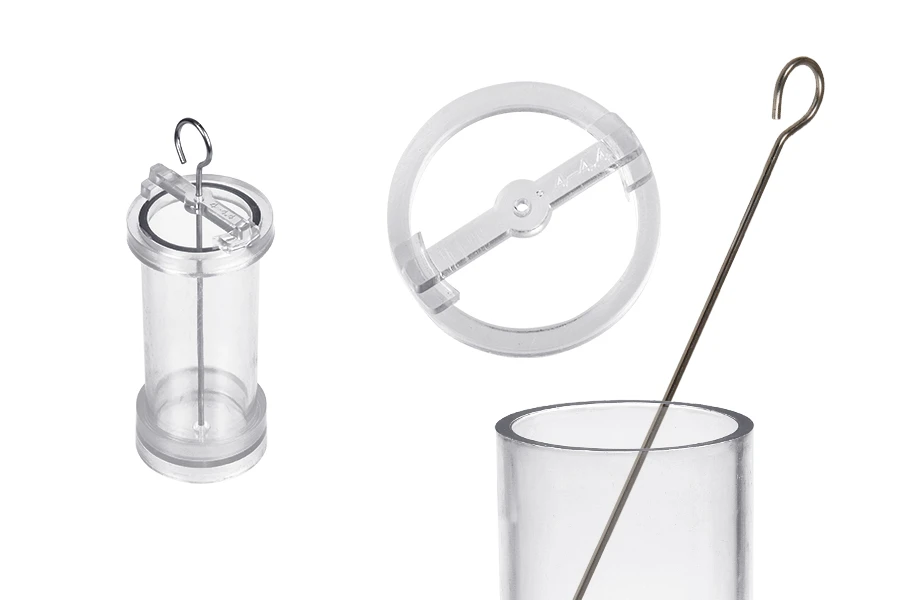 Пластмасова форма за свещи Φ4х10 см в цилиндрична форма-изображение_продукт