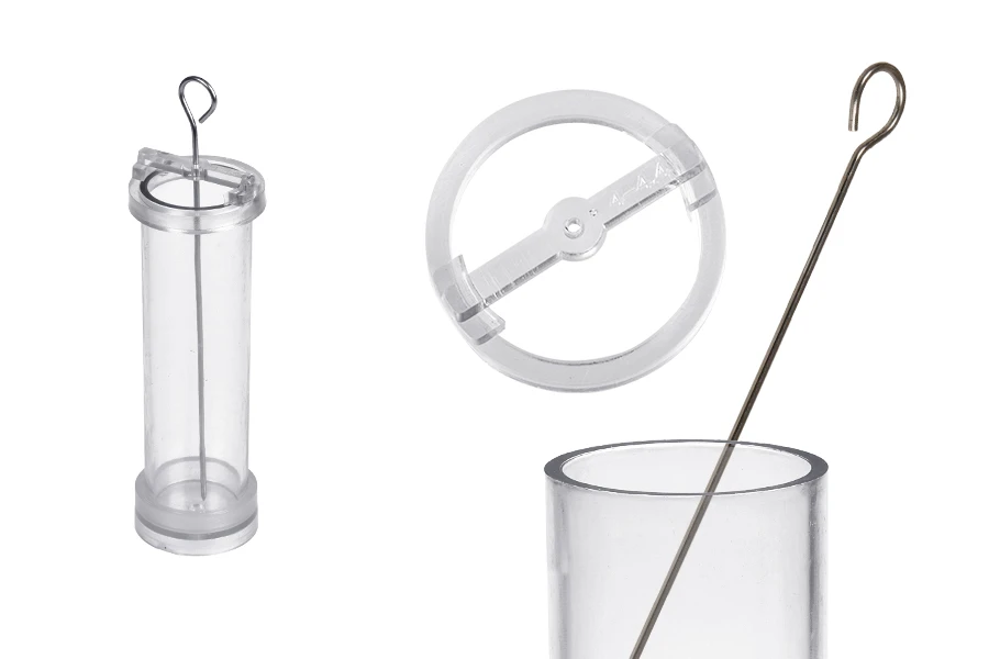 Пластмасова форма за свещи Φ4х15 см в цилиндрична форма-изображение_продукт