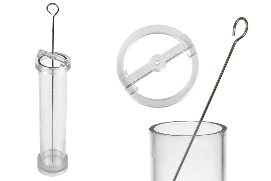 Пластмасова форма за свещи Φ4х20 см в цилиндрична форма-изображение_продукт