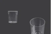 Прозрачна пластмасова кутия за чаена свещичка - 20 бр