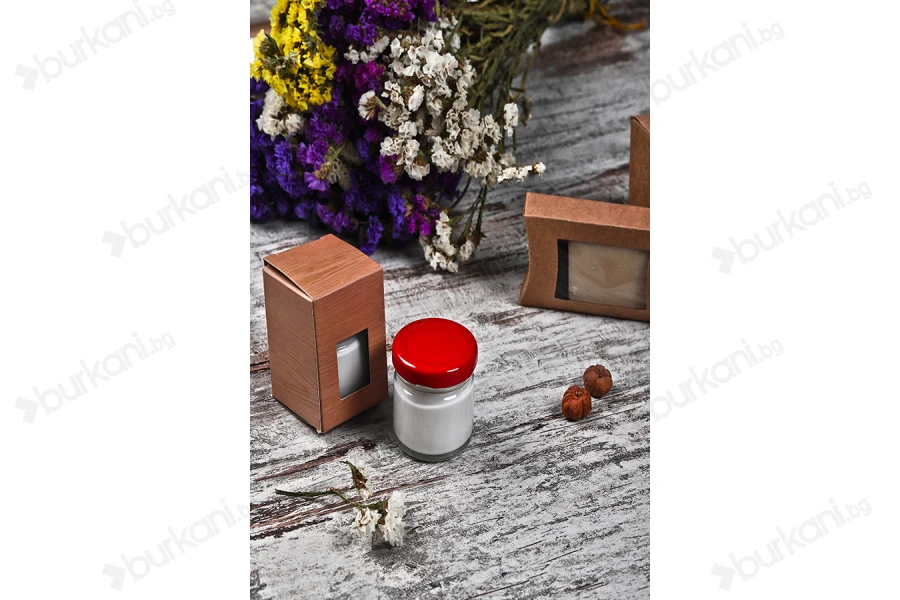 Хартиена кутия за бурканчета 30ml и  40ml, с размери 45x45x65 - 50 бр.-изображение_група