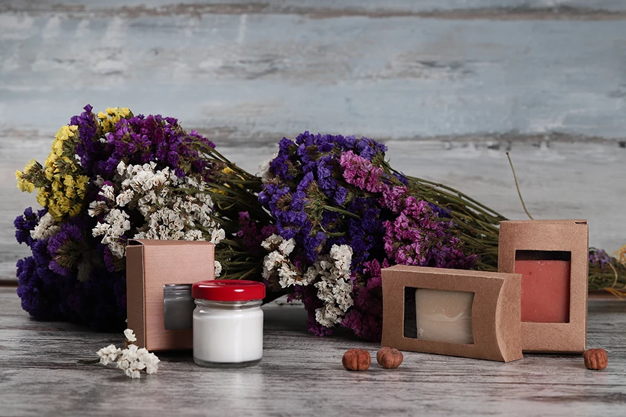 Хартиена крафт кутия с размери 95x55x20 mm за сапун Хартиена крафт кутия с размери 95x55x20 mm за сапун-изображение_група