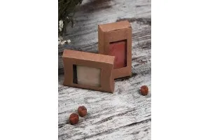 Хартиена крафт кутия с размери  95x55x20 mm за сапун-5