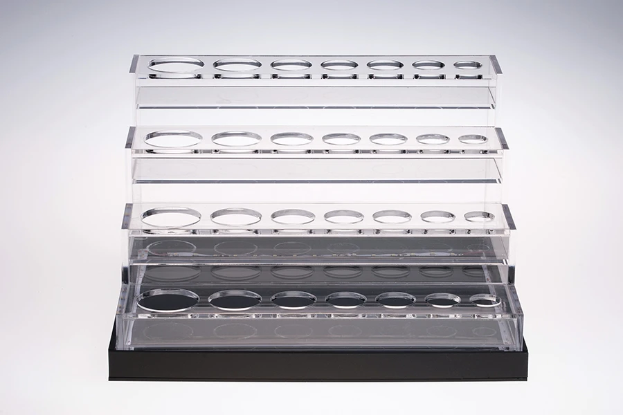 Щанд от плексиглас с Led осветление-изображение_размери