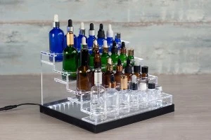 Щанд от плексиглас с Led осветление-изображение_група