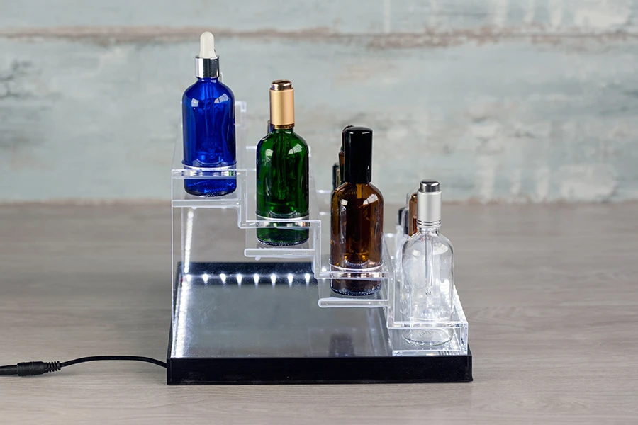 Щанд от плексиглас с Led осветление-изображение_група