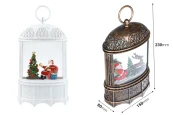 Коледен декоративен фенер, със светлина и музика-изображение_размери