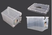 Пластмасова кутия 425x295x250 mm с капак с дръжка Пластмасова кутия 425x295x250 mm с капак с дръжка