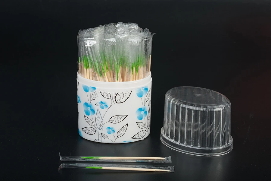 Клечки за зъби в индивидуална опаковка - 100 бр. Клечки за зъби в индивидуална опаковка - 100 бр.-изображение_размери