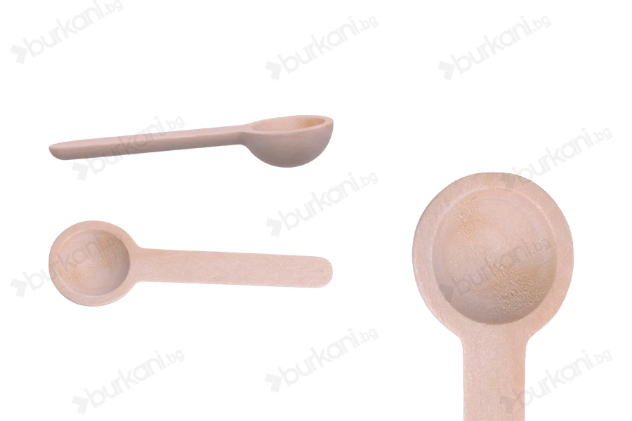 Дървена лъжичка 7 cm - 50 бр.-изображение_продукт