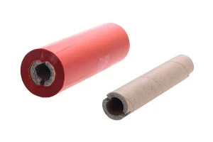Червена термотрансферна лента Wax Resin OUT 110x74 1"-1