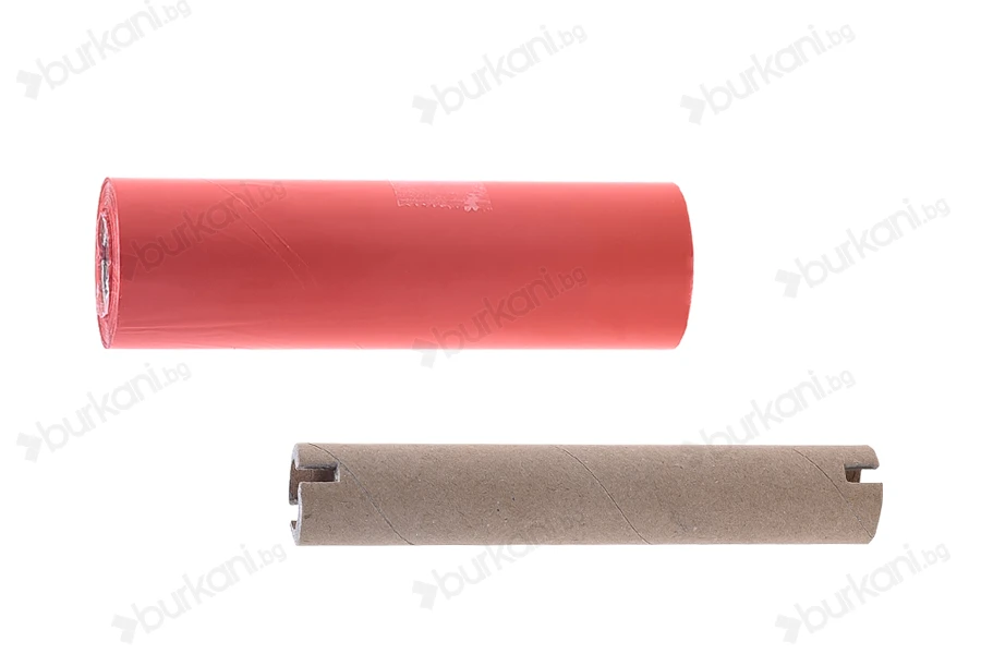 Червена термотрансферна лента Wax Resin OUT 110x74 1"-изображение_размери